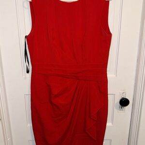 Calvin Klein Red Midi Dress